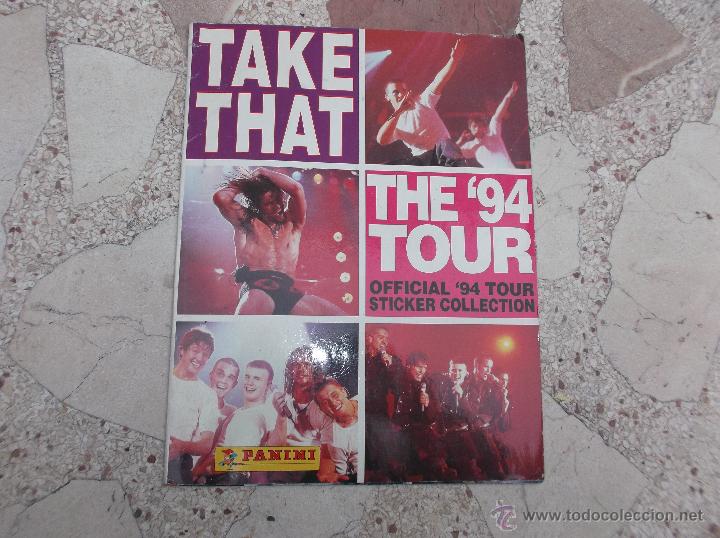 Music magazines: ALBUN DE CROMOS TAKE THAT, THE 94 TOUR, DE PANINI, FALTAN 32 CROMOS DE 146