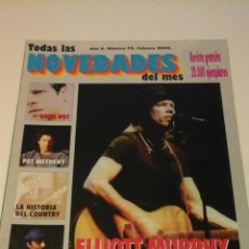 Revistas de música: TODAS LAS NOVEDADES Nº 78. FEB 2000. ELLIOTT MURPHY, ARIEL ROT, PAT METHENY...