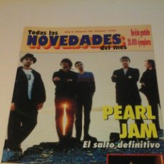 Revistas de música: TODAS LAS NOVEDADES Nº56 FEB 1998. PEARL JAM, ÑU, ORUJO DE BRUJAS...