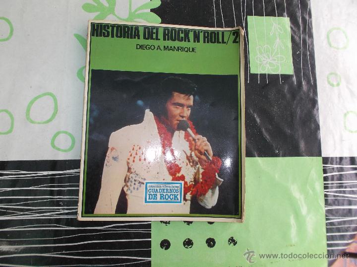 Magazines de musique: historia del rock&acute;n&acute;roll /2,diego a.manrique, 1977, 80 paginas, con fotos, cuadernos de rock