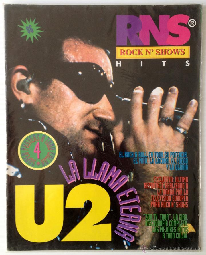 Music magazines: RNS. ROCK N' SHOWS HITS. N&ordm; 1. ESPECIAL U2. OCTUBRE 1993.