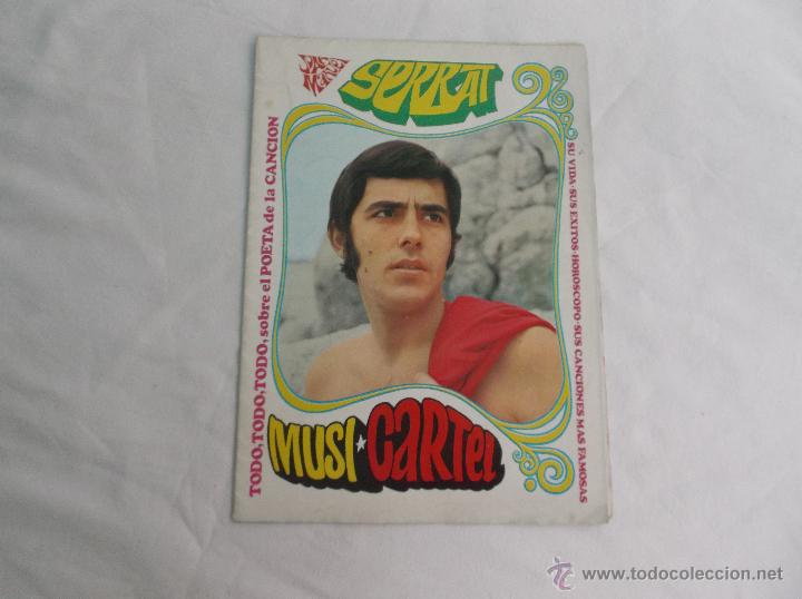 Riviste di musica: serrat ,musi cartel, 68x48, 1967,su vida ,sus exitos ,horoscopo, sus canciones, mas famosas