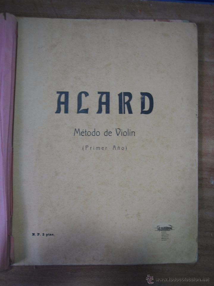 Revistas de m&uacute;sica: ANTIGUO MANUAL O METODO PARA VIOLIN