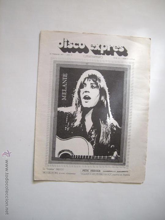 Revistas de m&uacute;sica: DISCO EXPRES MELANIE - Foto 1