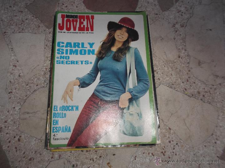Magazines de musique: MUNDO JOVEN N&ordm; 234: CARLY SIMON. EL ROCK'N ROLL EN ESPA&Ntilde;A. DAVID CASSIDY. BARNA Y MADRID IN-DERGROUN