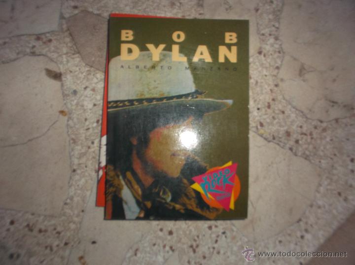 Revistas de m&uacute;sica: BOB DYLAN, ALBERTO MANZANO, VIDEO ROCK SALVAT,128 PAGINAS 13X18, CON FOTOS BLANCO Y NEGRO,1991