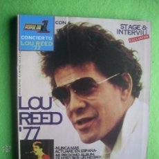 Revistas de música: POPULAR 1 CONCIERTO LOU REED 1977 PERFECTO .COMPLETO CON POSTER / CON 6 /PDELUXE. Lote 53477651