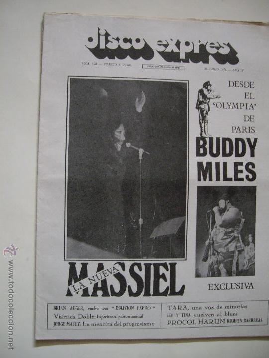 Revistas de m&uacute;sica: DISCO EXPRES MASSIEL - Foto 1