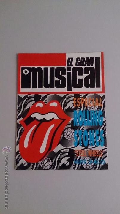 Revistas de m&uacute;sica: ESPECIAL EL GRAN MUSICAL ROLLING STONES 1989