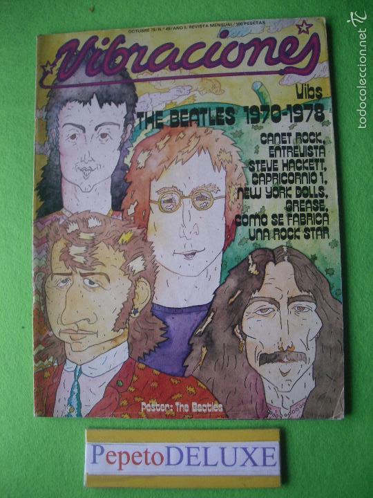 Revistas de música: VIBRACIONES BEATLES EN PORTADA Nº 49 - OCTUBRE 1978 PDELUXE - Foto 1 - 55243915