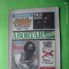 Revistas de música: SAL COMUN PACO IBAÑEZ/LA TRINCA EN PORTADA Nº 17 - DOSSIER :ABORTO 1979 PDELUXE. Lote 56293125