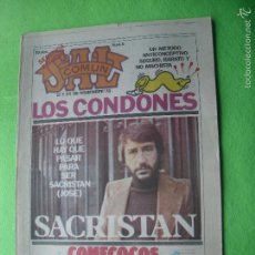 Revistas de música: SAL COMUN JOSE SACRISTAN EN PORTADA Nº 6 - DOSSIER : JOSE SACRISTAN 1978 PDELUXE. Lote 55881068