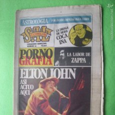 Revistas de música: SAL COMUN ELTON JOHN/ZAPPA EN PORTADA Nº 14 - DOSSIER : PORNOGRAFIA 1979 PDELUXE. Lote 55918721