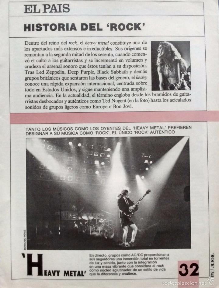 Magazines de musique: FASCICULO N&ordm; 32 DE HISTORIA DEL ROCK, EL PAIS, HEAVY METAL