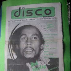 Revistas de música: DISCO ACTUALIDAD BOB MARLEY EN PORTADA PERIODICO QUINCENAL - JULIO 1980 PDELUXE. Lote 56286320