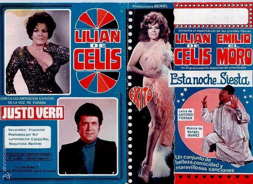 Magazines de musique: DIPTICO REVISTA LILIAN DE CELIS , EMILIO EL MORO, JUSTO VERA, TONY RIVER, ROSY CAMPOS