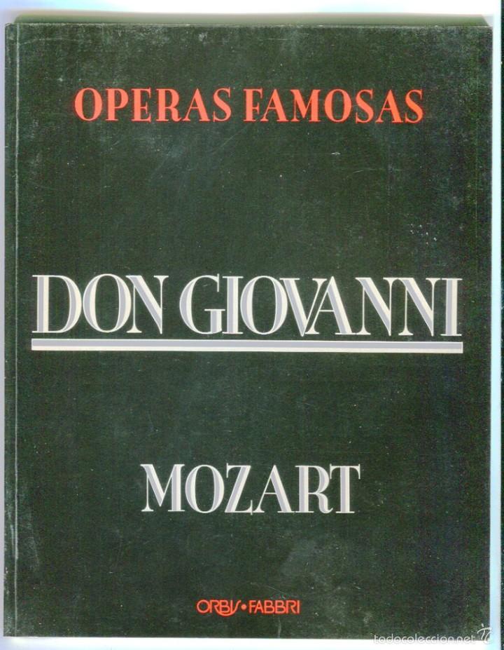 Revistas de m&uacute;sica: DON GIOVANNI - MOZART- HISTORIA Y ARGUMENTOS, (ILUSTRACIOES) LIBRETO ITALIANO Y ESPA&Ntilde;OL A&Ntilde;O 1991