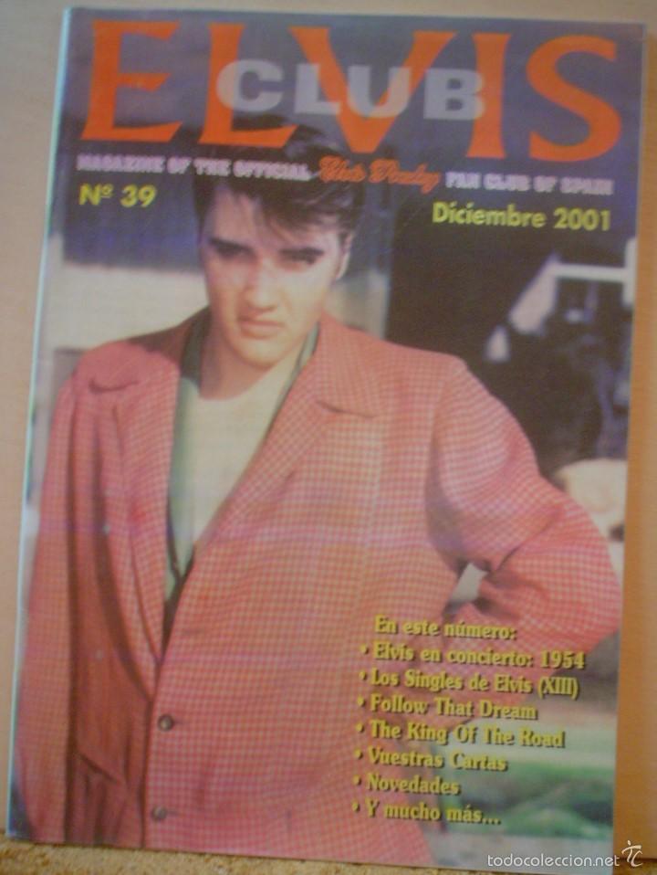 Magazines de musique: CLUB ELVIS.N&ordm; 39.DICIEMBRE DE 2001.