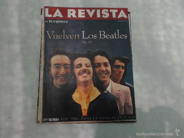 Revistas de m&uacute;sica: la revista n&ordm; 2-1995,solo reportaje de vuelven los the beatles, 9 paginas,10 fotos