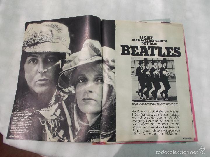 Revistas de m&uacute;sica: revista stern en aleman,1976,solo reportaje the beatles, 8 paginas, 14 fotos,
