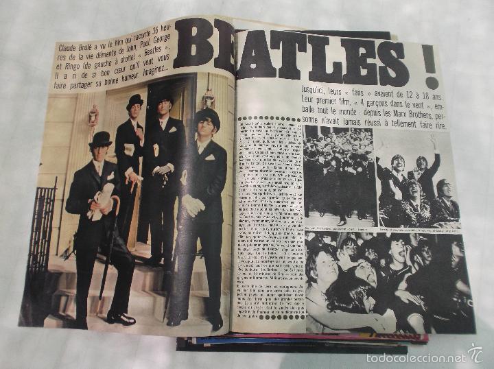Revistas de m&uacute;sica: revista desconocida the beatles,solo reportaje en italiano,4 paginas, 13 fotos
