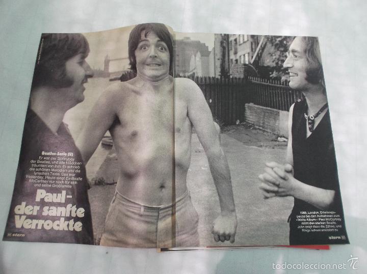 Revistas de m&uacute;sica: stern-1968, solo reportaje the beatles,en aleman,11 paginas,  7 grandes fotos