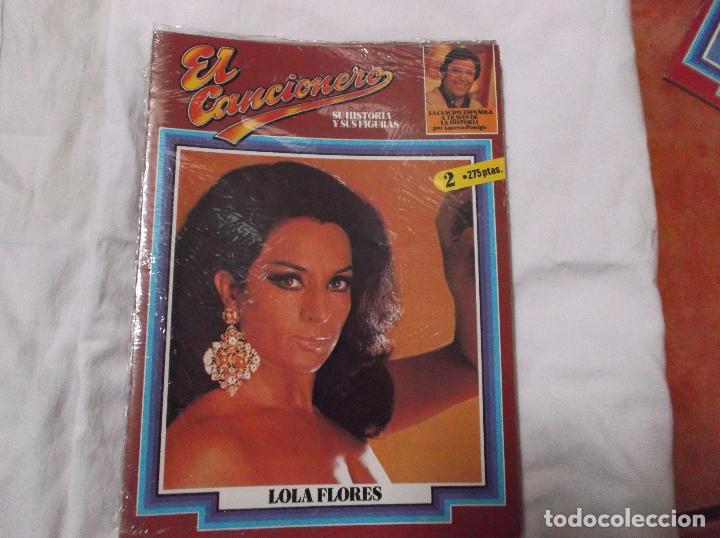 Revistas de m&uacute;sica: EL CANCIONERO, SU HISTORIA Y SUS FIGURAS N&ordm; 2,LOLA FLORES, POR LAUREN POSTIGO.1980