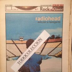 Revistas de música: ROCK&CLASSIC SUPL.AVUI 27-09-2000 RADIOHEAD,JOXE RIPIAU,THE HOT SWING MACHINE,LOS RABANES, AUTE