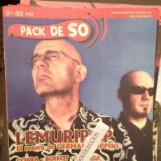 Revistas de música: PACK DE SO 88 LEMURIPOP, GERMAN COPPINI,COBRA,BOIKOT,LA FUGA;PSILICON FLESH,FALSALARMA. Lote 68398101