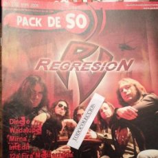 Revistas de música: PACK DE SO 99- 2009 REGRESION,MIRNA,IN-EDIT,WADALUPE,DINERO. Lote 68402321