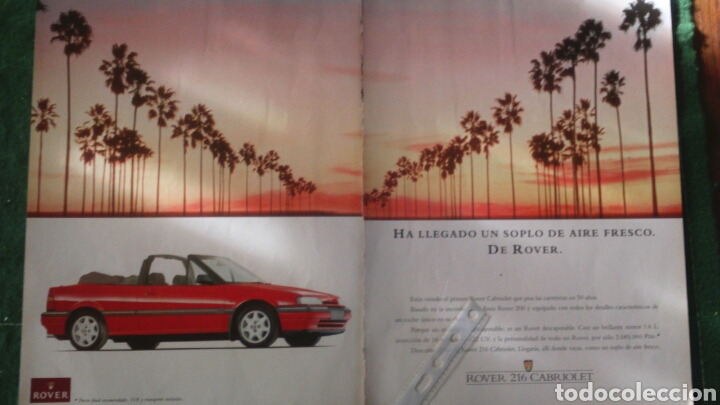 Musikzeitschriften: Publicidad automovil Rover 216 Cabriolet