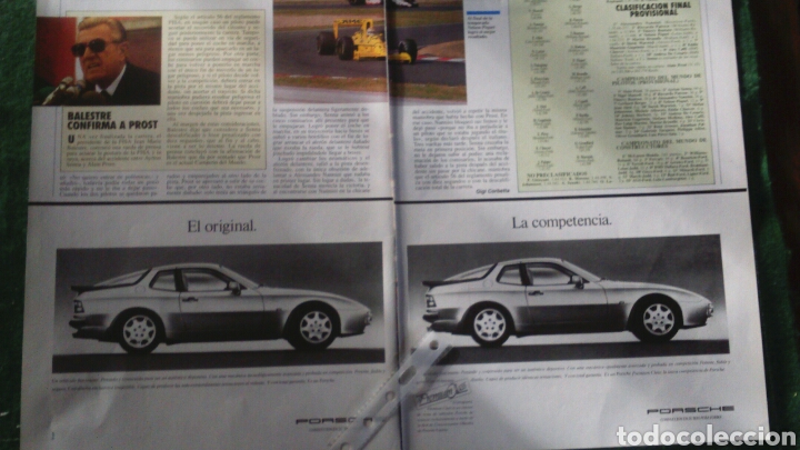 Revistas de m&uacute;sica: Publicidad automovil Porsche