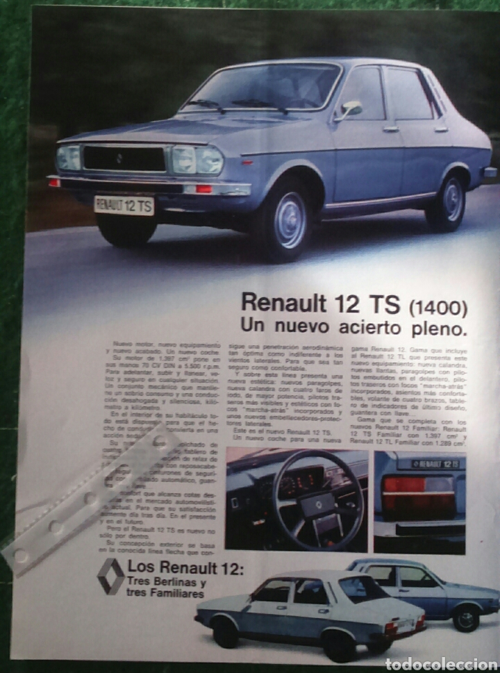 Musikzeitschriften: Publicidad automovil Renault 12
