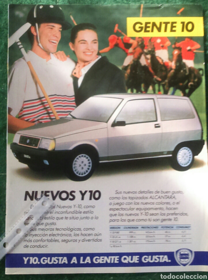 Musikzeitschriften: Publicidad automovil Lancia Y 10