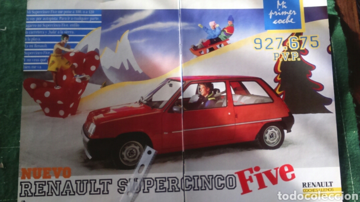 Musikzeitschriften: Publicidad automovil Renault Supercinco Five