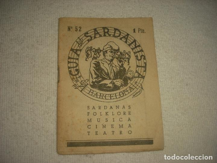 Magazines de musique: GUIA DEL SARDANISTA N&deg; 52 . 1955