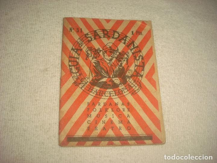 Revistas de m&uacute;sica: GUIA DEL SARDANISTA N&deg; 51 . 1955