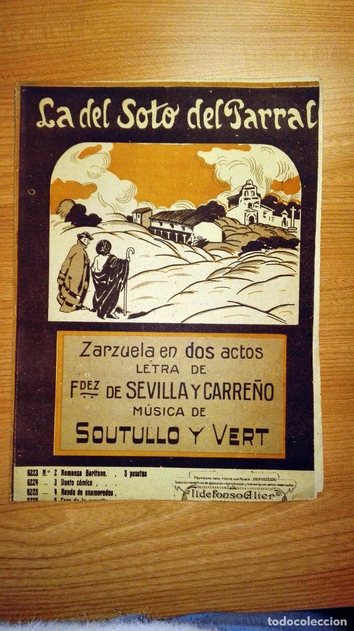 Music magazines: LA DEL SOTO DEL BARRAL. ZARZUELA EN DOS ACTOS. MADRID