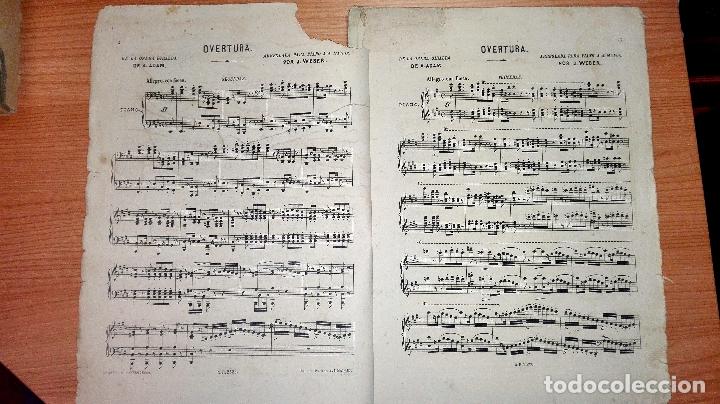 Music magazines: OVERTURA. DE LA OPERA GIRALDA DE A. ADAM.