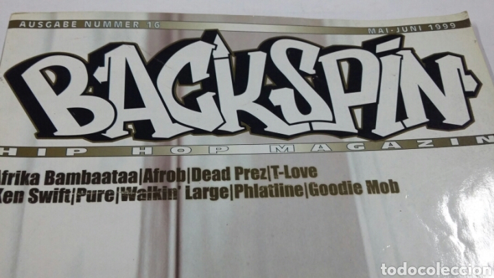 Music magazines: Hip hop magazin - backspin revista en aleman - tdkr30