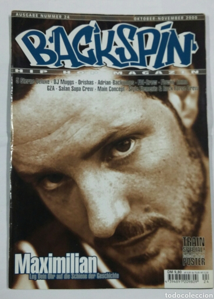 Music magazines: Hip hop magazin - backspin - maximiliam - tdkr30
