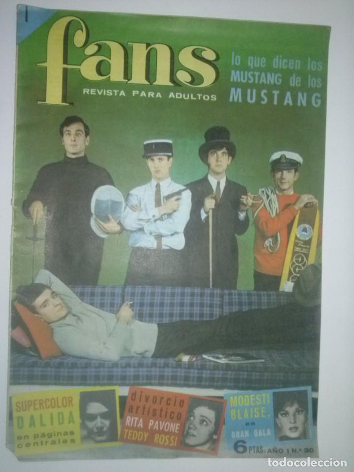 Magazines de musique: FANS-BRUGUERA- N&ordm; 30 -LA REVISTA DE LA CANCI&Oacute;N-1965-MUSTANG-MOODY BLUES-&Uacute;NICO EN TC-BUENA-LEA-5991