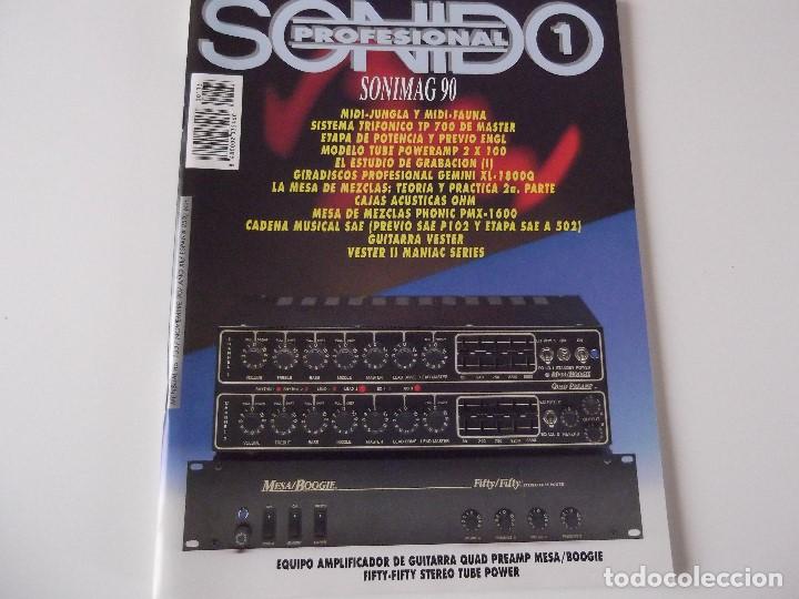 Magazines de musique: SONIDO 1 PROFESIONAL N&ordm; 133 Noviembre 1990