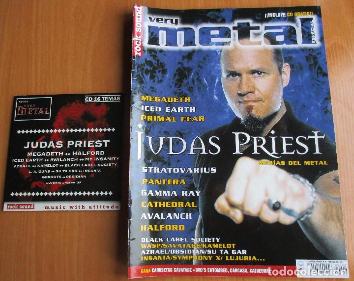 Magazines de musique: ESPECIAL VERY METAL N&ordm;. 8 - INCLUYE CD 16 TEMAS - 68 PAGINAS - 2001