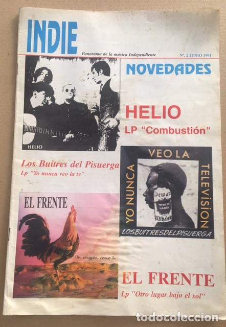Magazines de musique: revista indie panorama de la musica independiente n&ordm; 2 junio 1991 helio los buitres del pisuerga