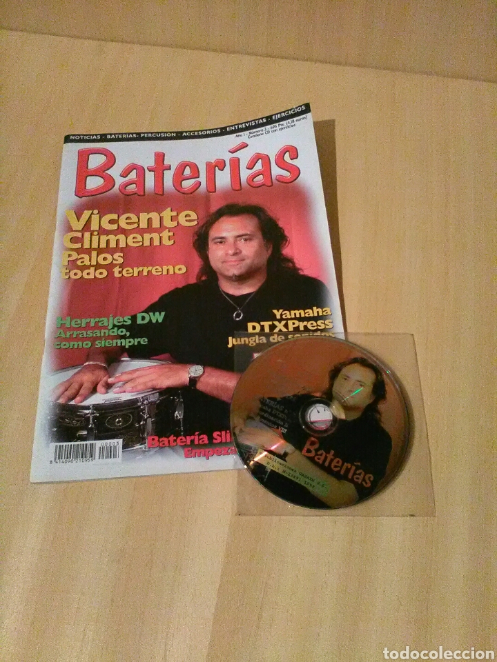 Music magazines: Revista Baterias, n&uacute;mero 3, con CD