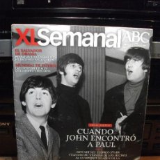 Revistas de música: XL SEMANAL ABC THE BEATLES EN PORTADA CUANDO JOHN EN CONTRO A PAUL 2010 PDELUXE. Lote 80507953