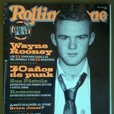 Revistas de música: ROLLING STONE Nº 80, JUNIO 2006. WAYNE ROONEY, SEX PISTOLS, RAMONES, LOS PLANETAS, KEANE, EVA GREEN. Lote 82401660