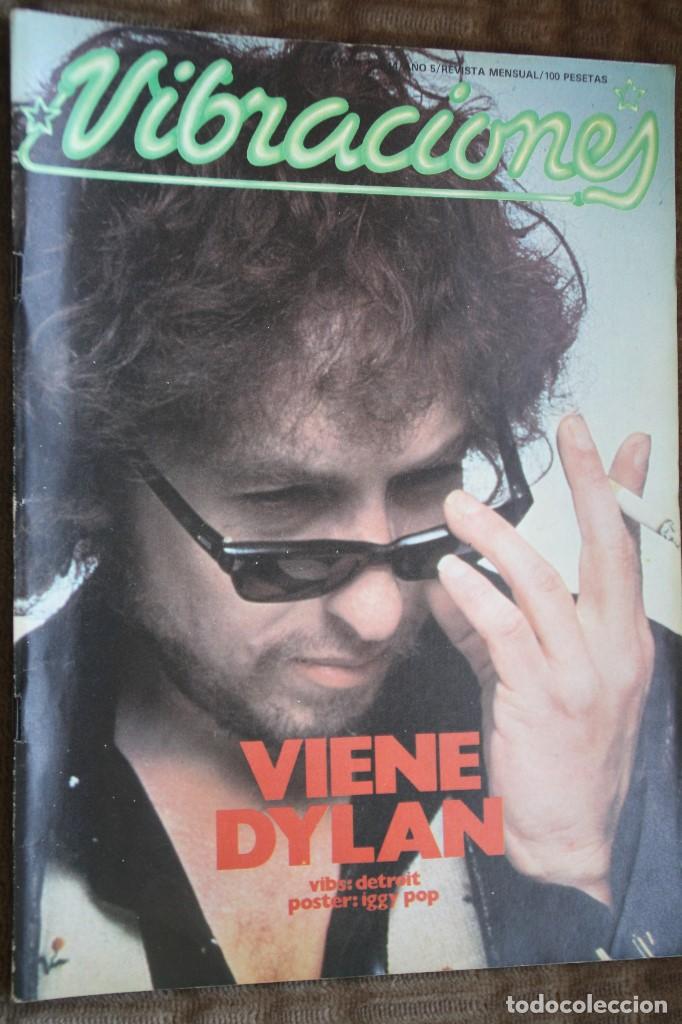Revistas de m&uacute;sica: VIBRACIONES N&ordm; 44. BOB DYLAN, VIBS DETROIT, MORIS, GALLAGHER & LYLE, GWENDAL, COLOSSEUM, PAT TRAVER