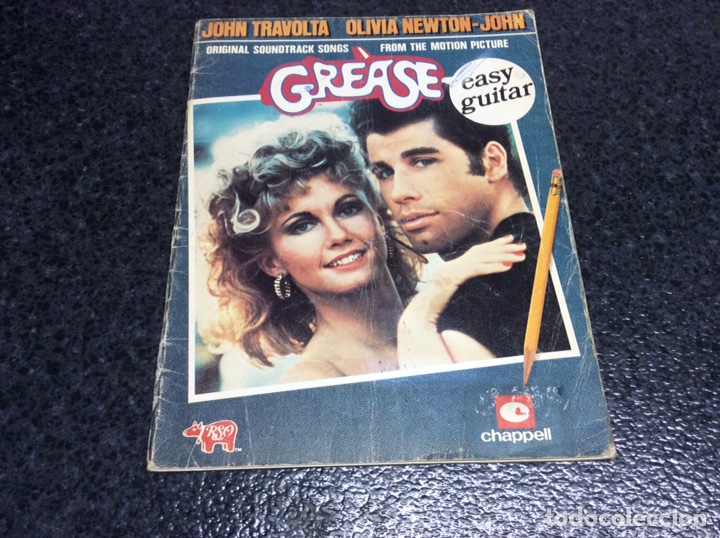 Riviste di musica: GREASE EASY GUITAR -editado - A&Ntilde;O 1978 - partituras para guitarra